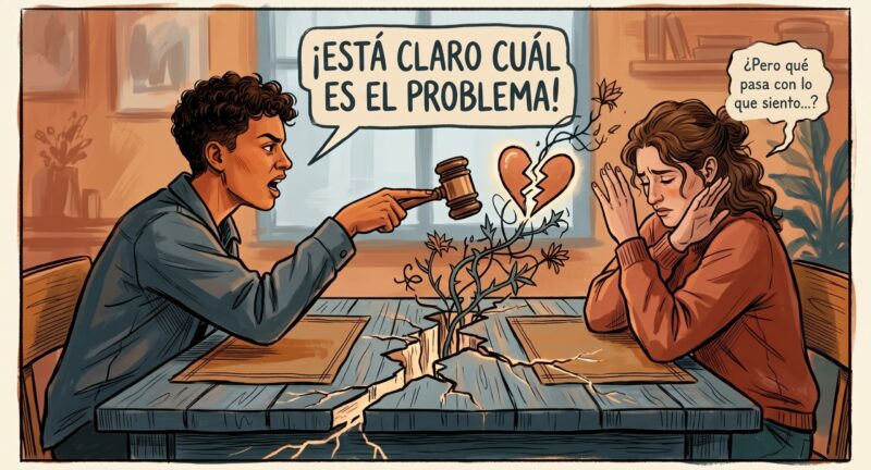 Tener la razón no sirve si destruyes la conversación: hábitos que dañan tus relaciones